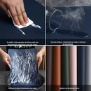 Tapete de Mesa de Jantar de Couro Dupla Face