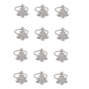 1/6 Pçs Anéis de Guardanapo de Natal